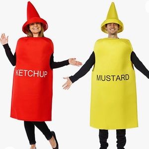 Ketchup and mustard costumes